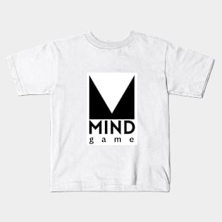 Mind game text design Kids T-Shirt